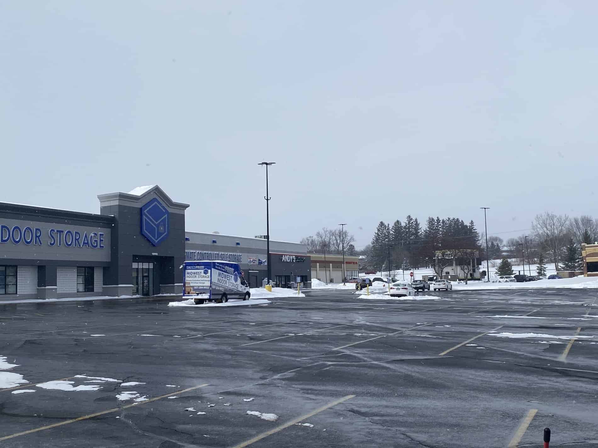 Snow Plowed Parking Lot – Queen City Construction, Inc.